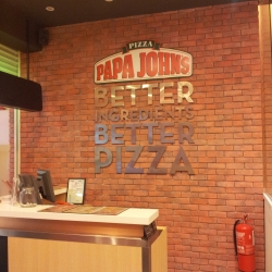 Old Used Bricks CSI-098 Papa Johns Pizza