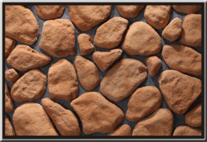 River Rock Feature Wall