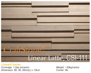 Linear 3D Stone