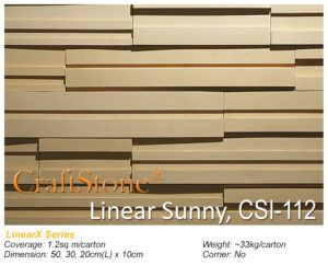 Linear 3D Stone